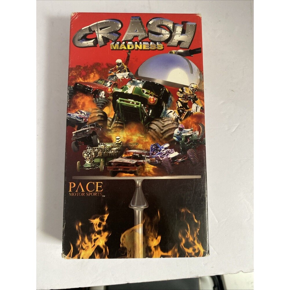 Crash Madness (VHS, 1998)  monster trucks Hot Rod off road racing